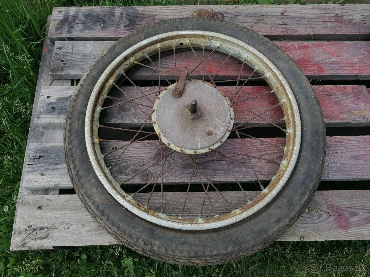 Predné koleso na Jawa 250/ 350 perák
