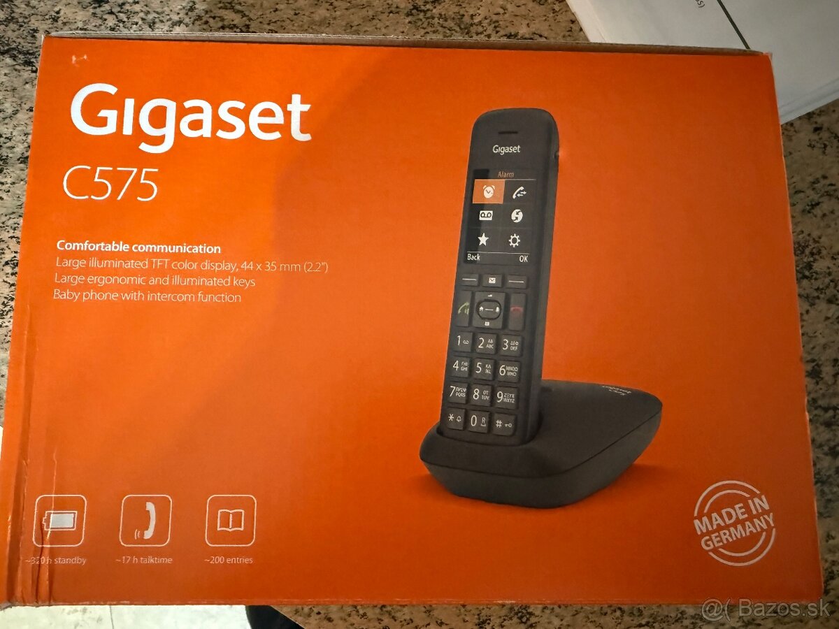 GIGASET C575 bezdrôtový telefón na pevnú linku