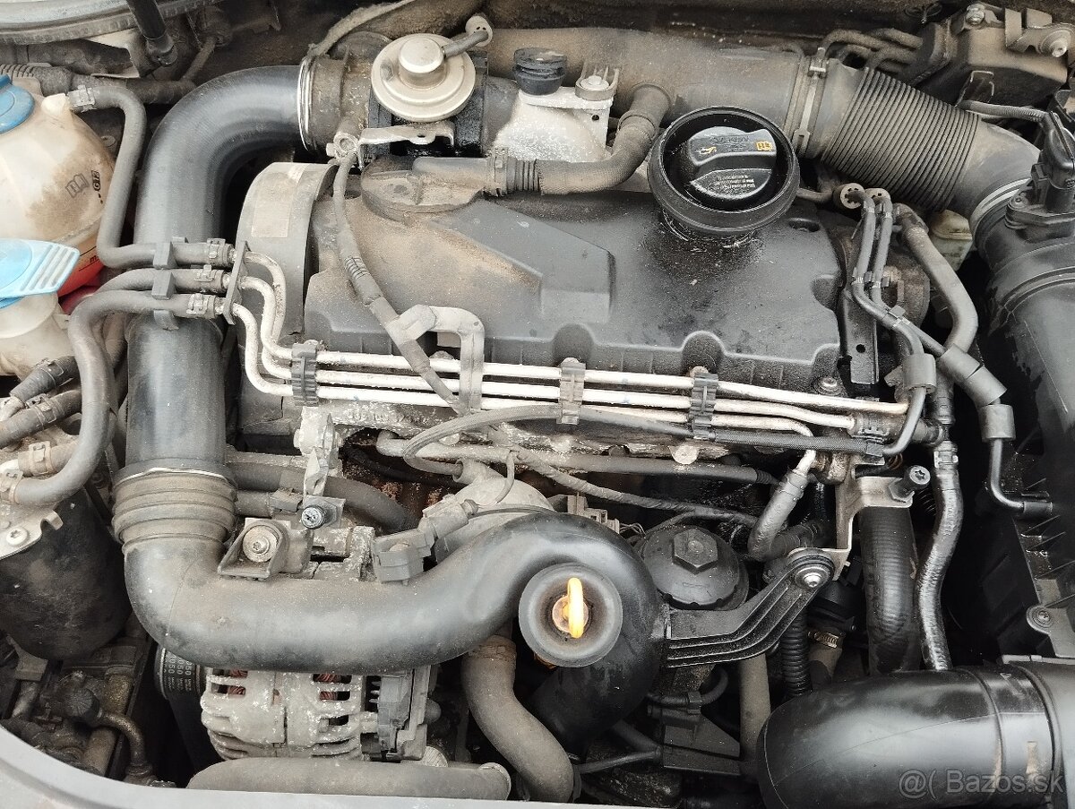 Predám motor na VW Golf V variant 1,9 TDi 77 kw typ BXE