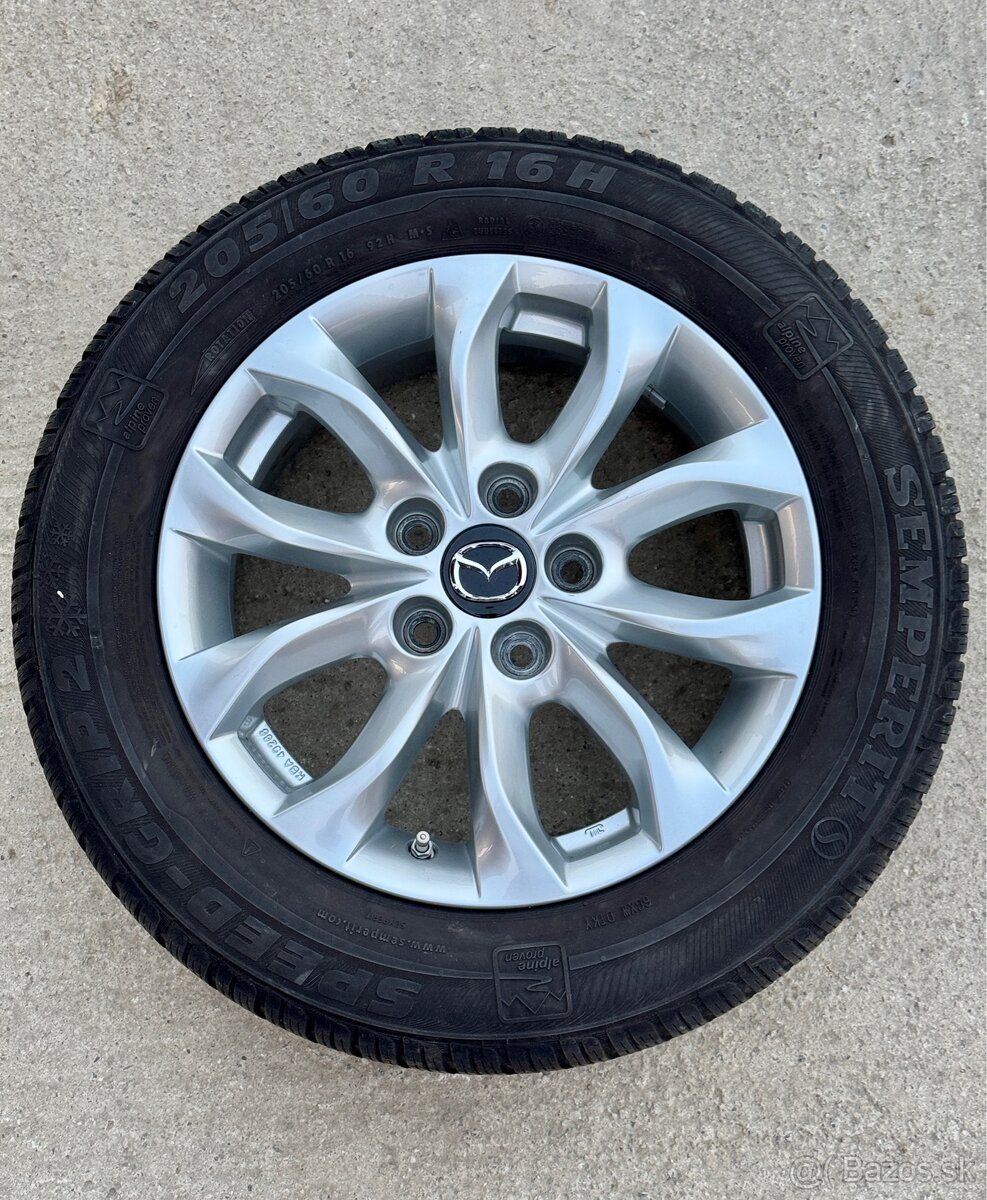 Mazda 3 zimná sada 16” 6,5Jx16FH ET50, PCD 114,3
