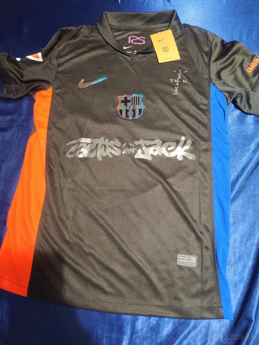Dres Fc Barcelona Cactus Jack Travis Scott Yamal Nový Away
