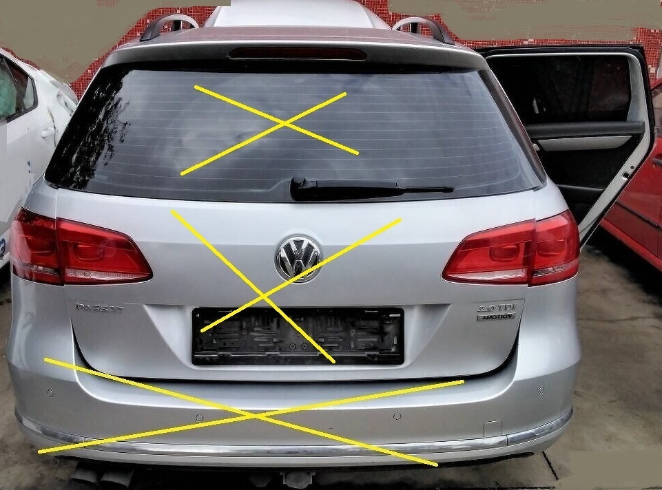 predám DVERE Volkswagen Passat B7 2.0 TDi 2013 COMBI VARIANT