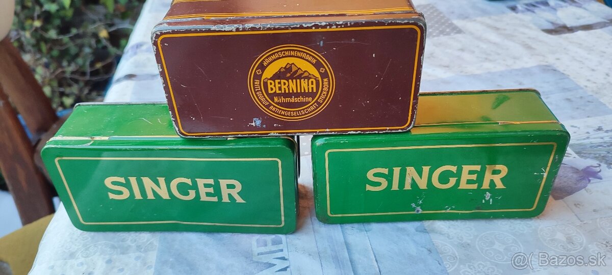 Staré krabičky Singer, Bernina