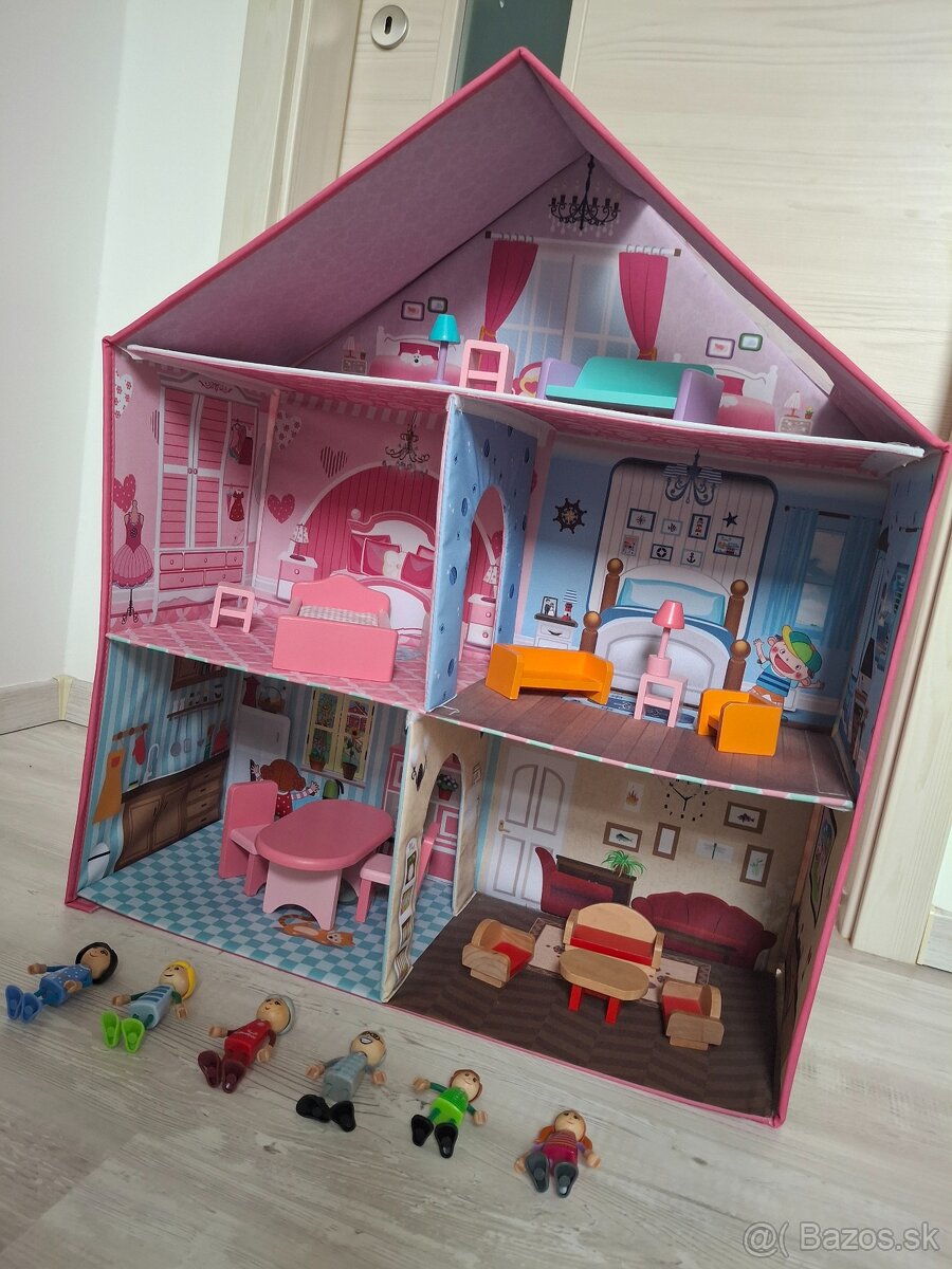 Skladací domček pre bábiky LISA