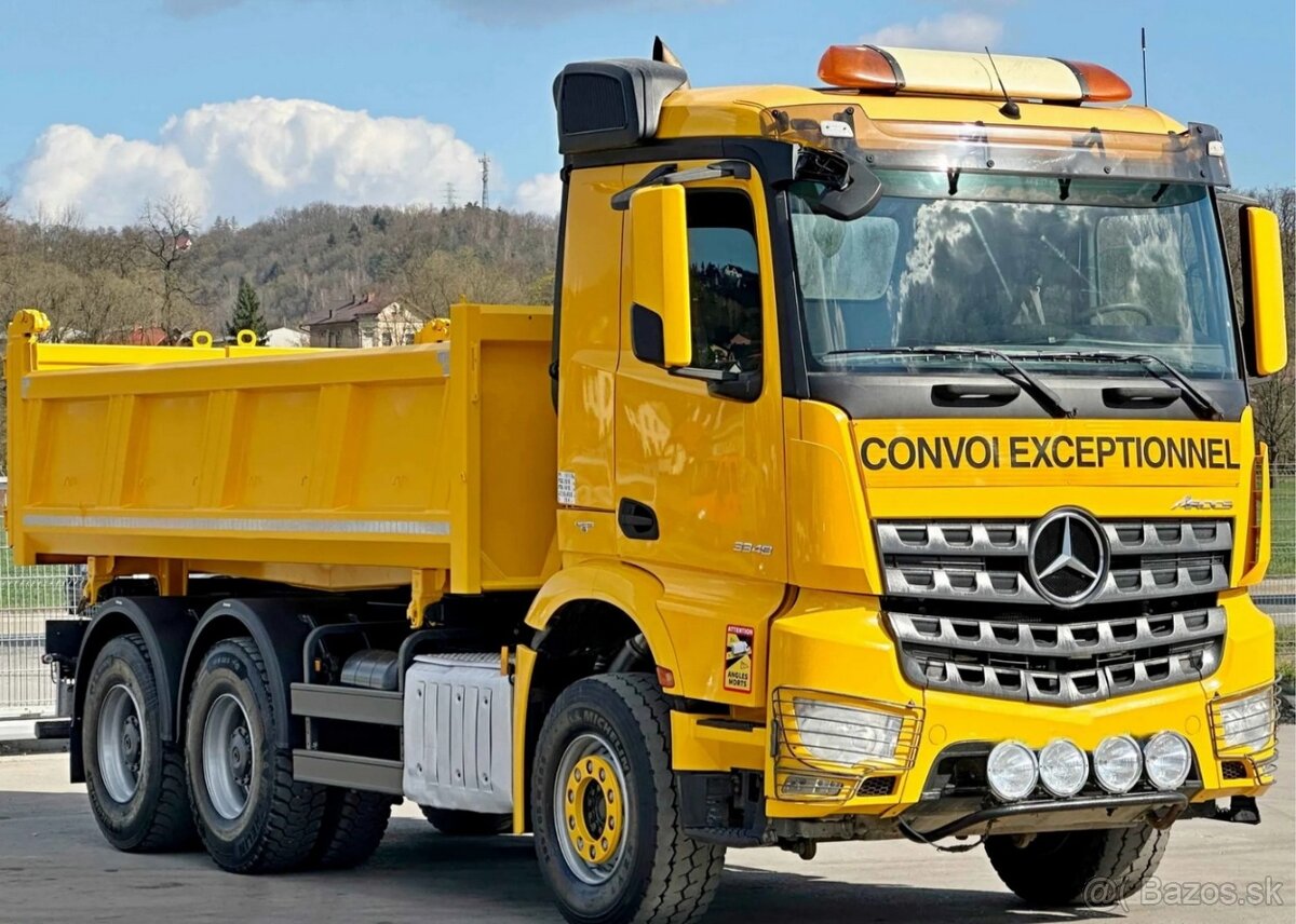 Mercedes-Benz AROCS 2640 - 6x4-Sklápěč S2+Bordmatik–EURO 6