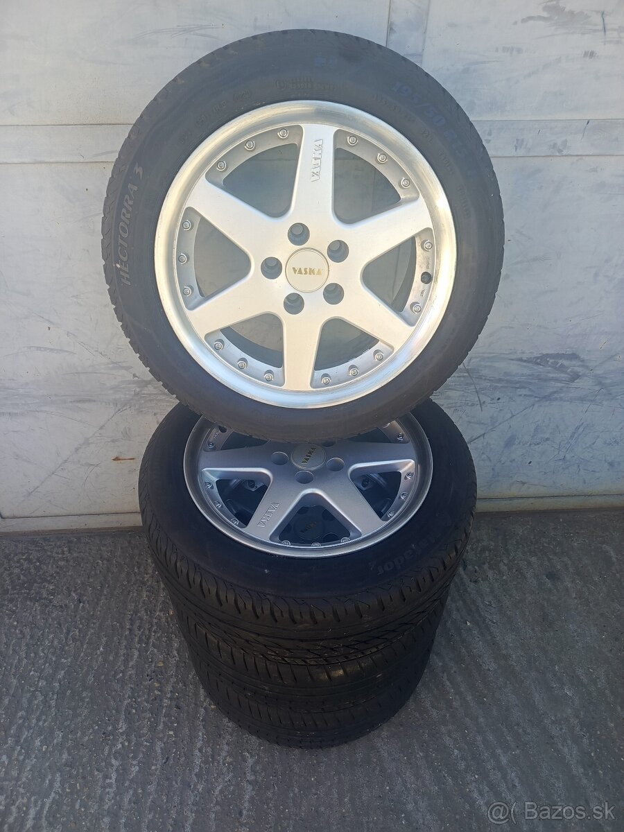 Predám nové alu kola VASKA 5X100 R15 Skoda,w,Seat,Audi