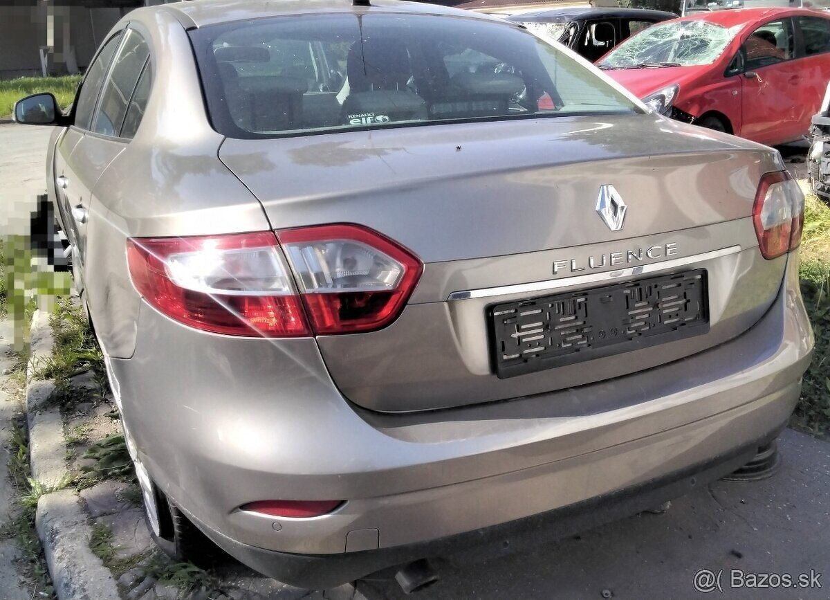 Renault Fluence 1.5 dCi 2012 predám KAPOTA, DVERE, MOTOR K9K