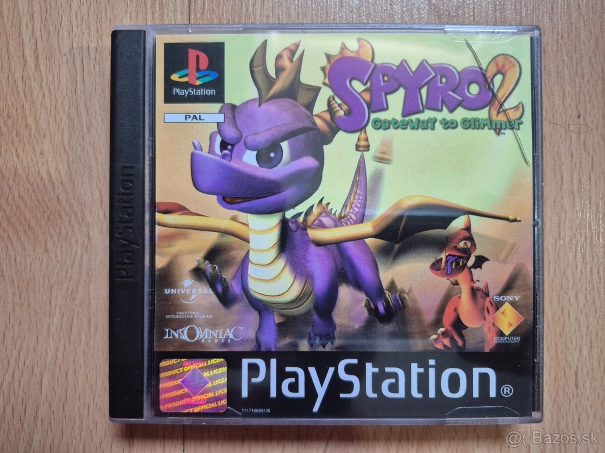Predám hru na PS1 Spyro 2 : Gateway to Glimmer