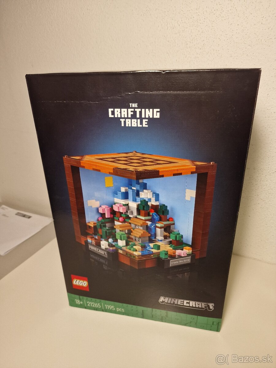 LEGO 21265 Minecraft Crafting Table - nerozbalené