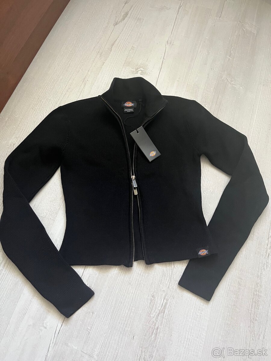 Dickies dámsky čierny sveter na zips XS