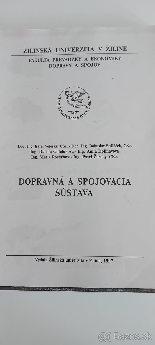 Dopravná a spojovacia sústava