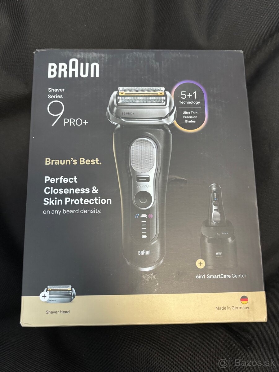 Nepoužity Braun 9 PRO+ s náhradnou hlavicou