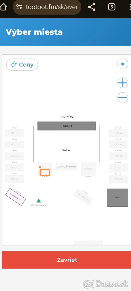 Sima koncert 17.10. Klondajk Kolacin 2ks VIP