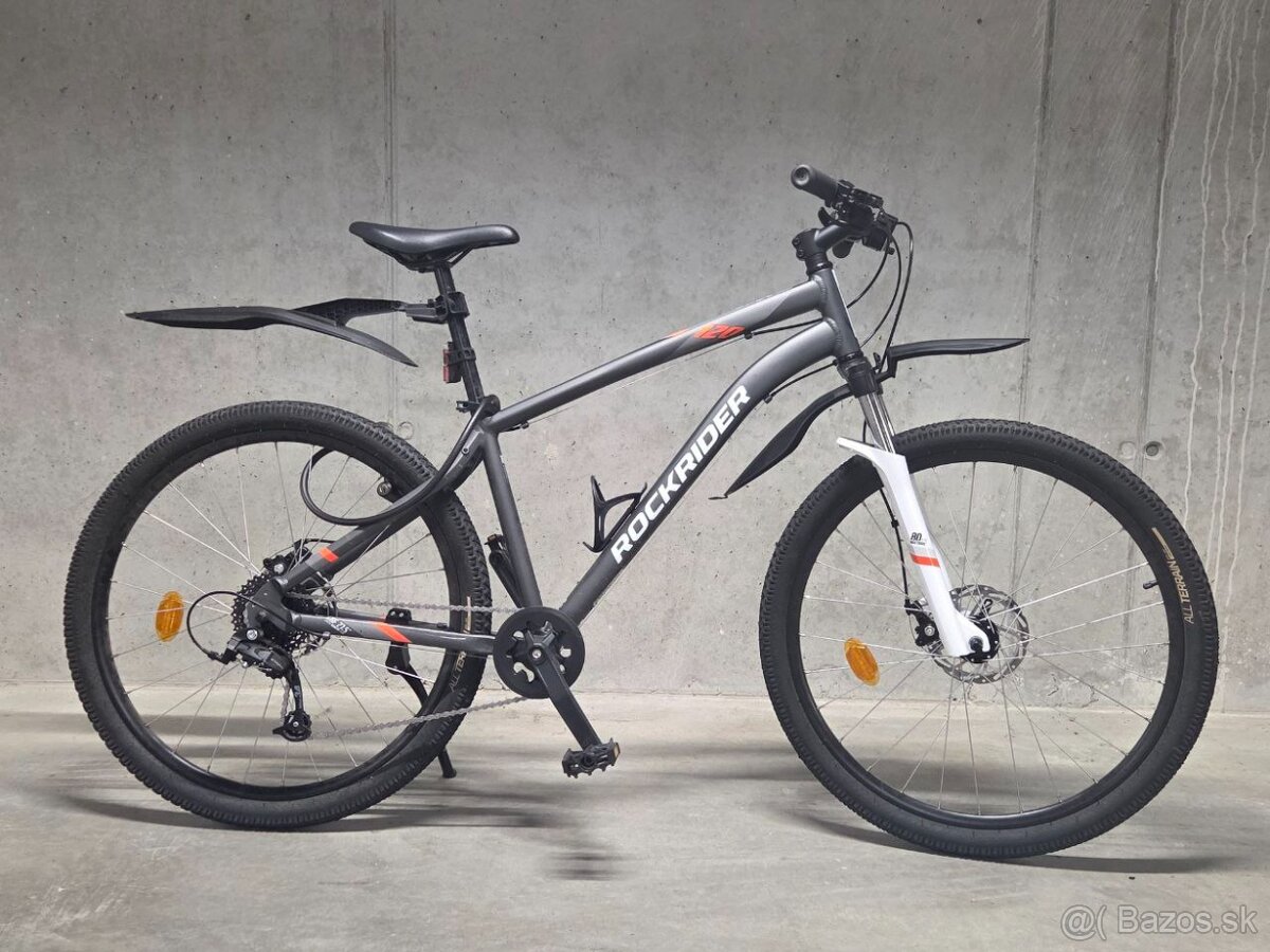 ROCKRIDER ST 120 GREY ORANGE 27,5" (L 175-184 CM)