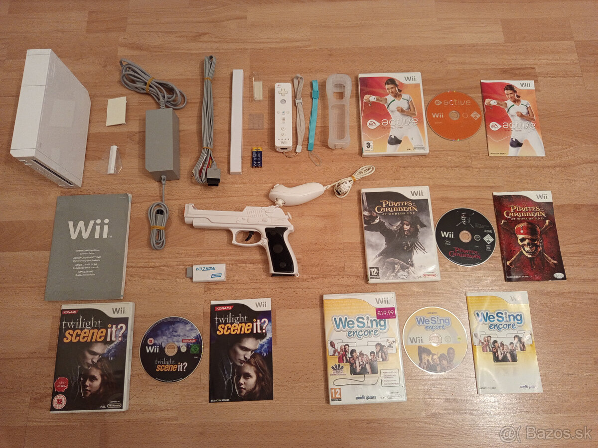 Nintendo Wii + 4hry iba za 67€