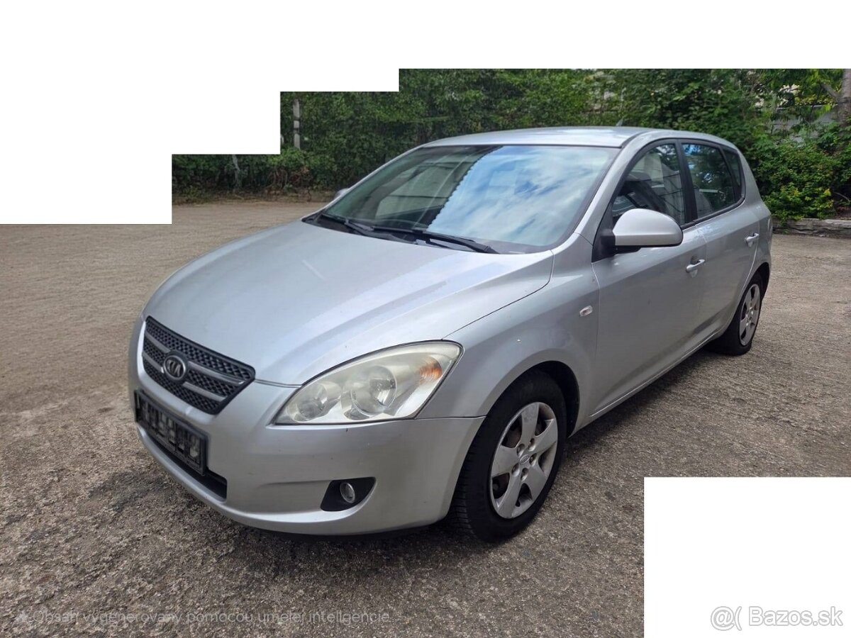 predam diely na kia ceed 1.6 crdi 85kw 1generacia poštou aj