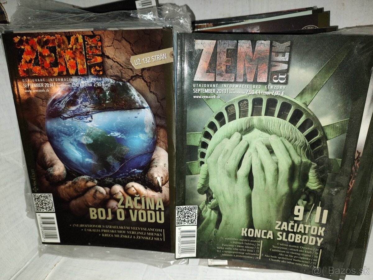 Rezervovane - za odvoz darujem časopisy Zem a vek