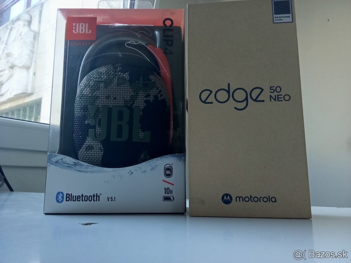 Motorola EDGE 50 Neo 8 GB/256 GB Grisaille,,JBL Clip 4