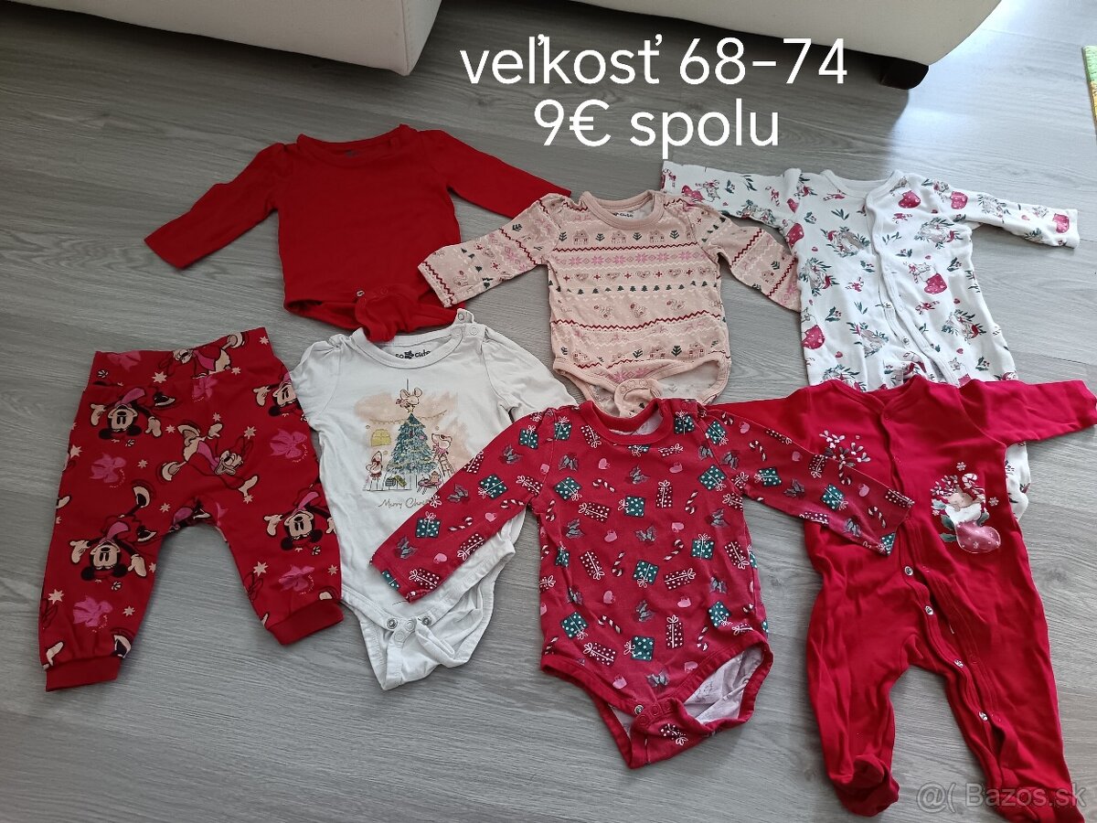 Vianočné oblečenie pre dievčatko 62-74