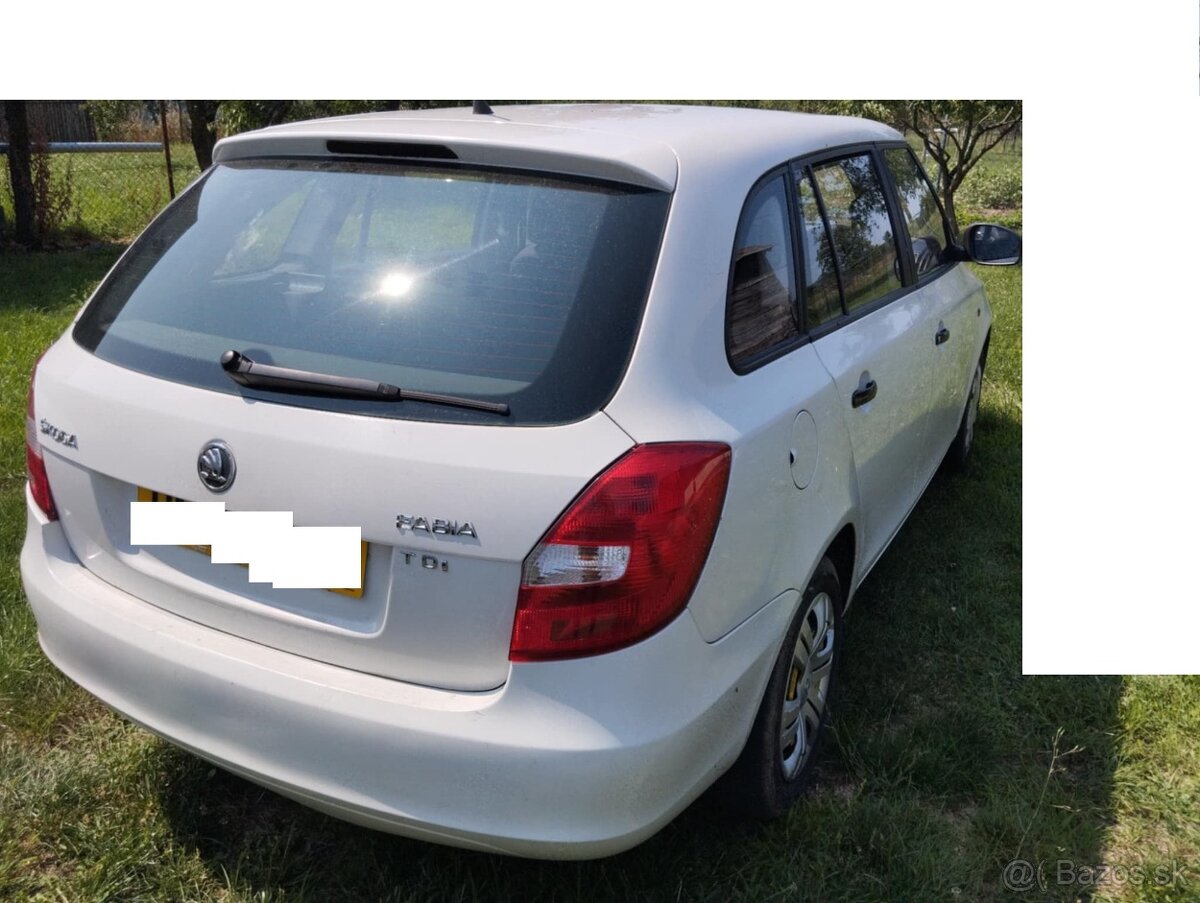 1.6 TDI CR hlava, motor, blok, vstrek agregat, fabia 2 škoda