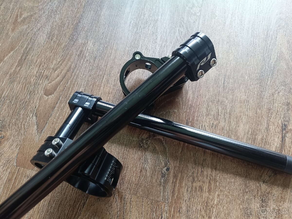 CNC výškovo nastaviteľné clip-ons 49-52mm