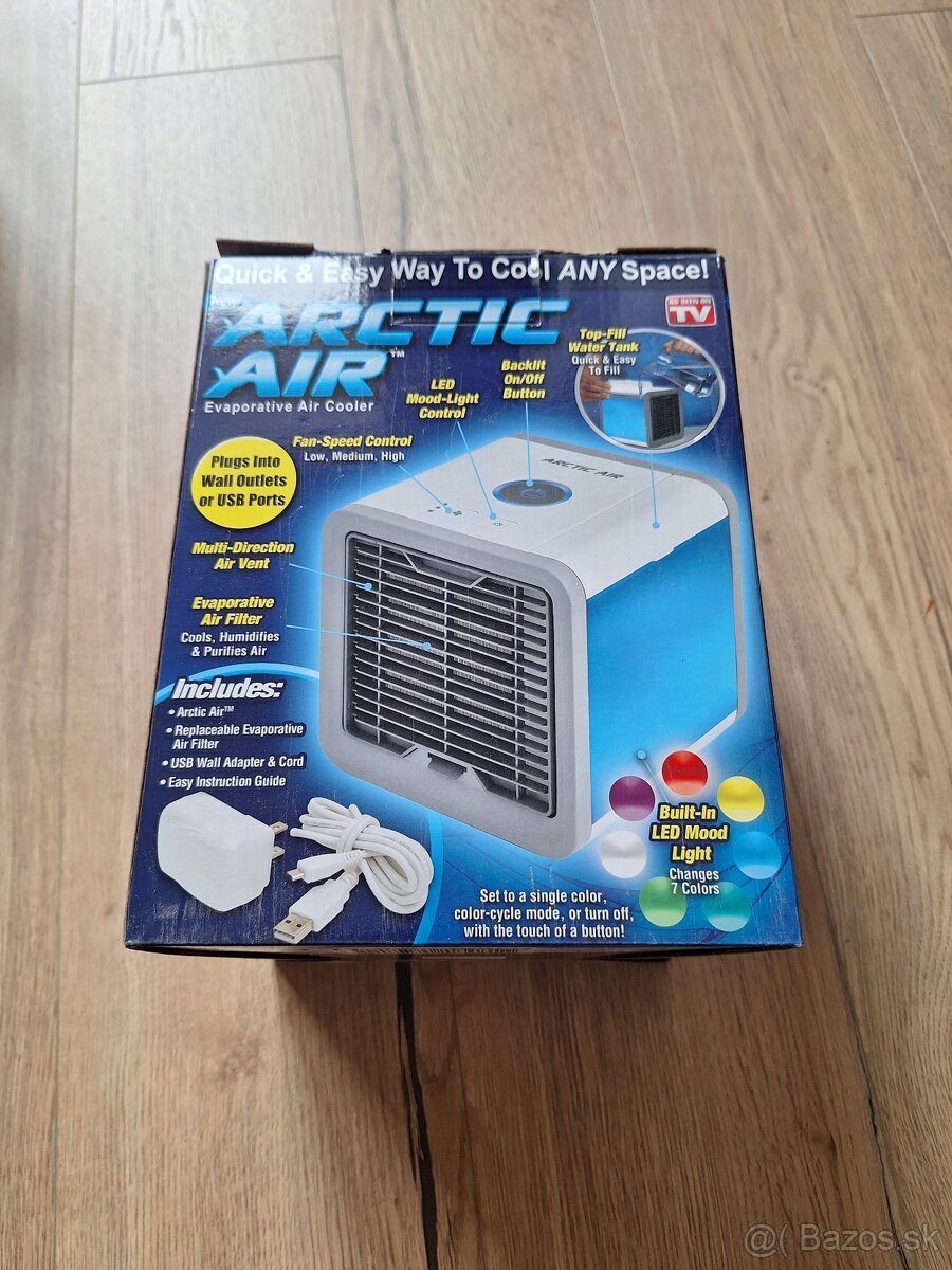 Osobný odparovací chladič vzduchu.