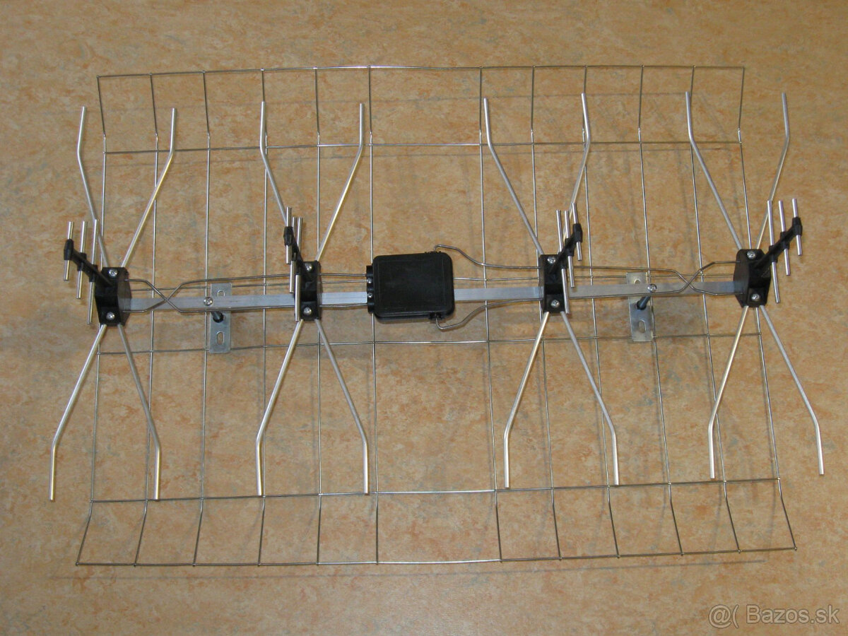 DVB-T antena, zosilnovac, symetrizacny clen, zdroj