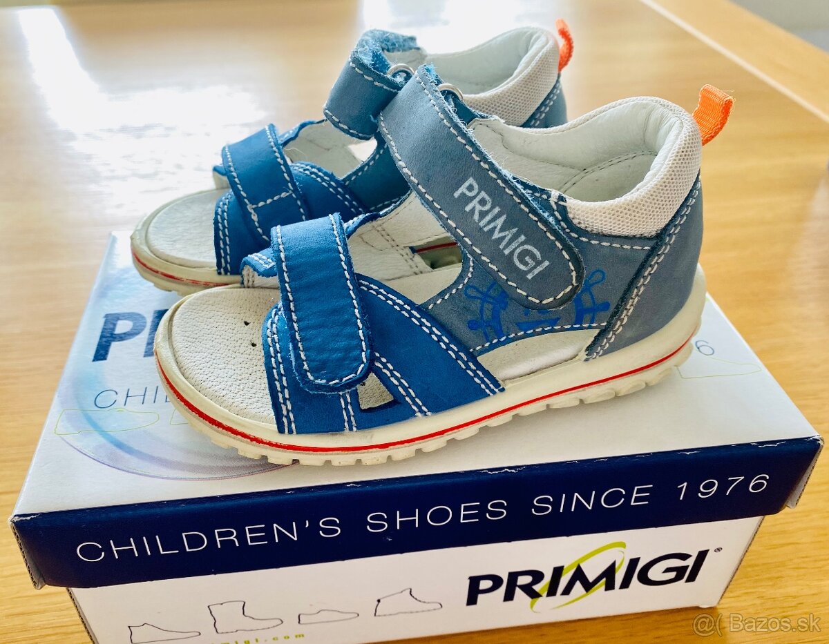 Detské sandále Primigi veľkosť 23 farba modro- šedé
