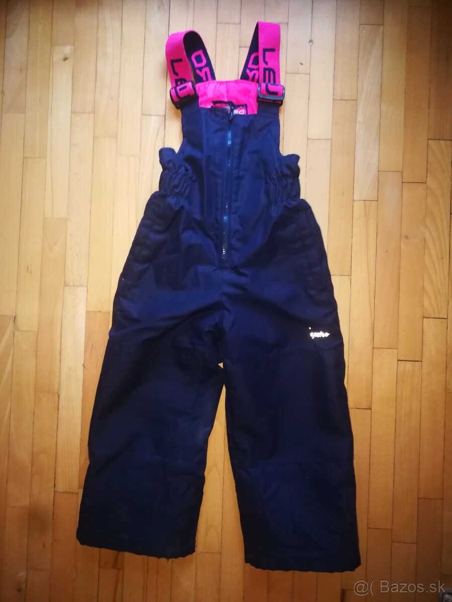 Zimne detské nohavice lyžiarske