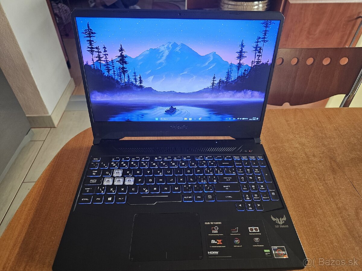 Herný notebook Asus TUF gaming FX505DU