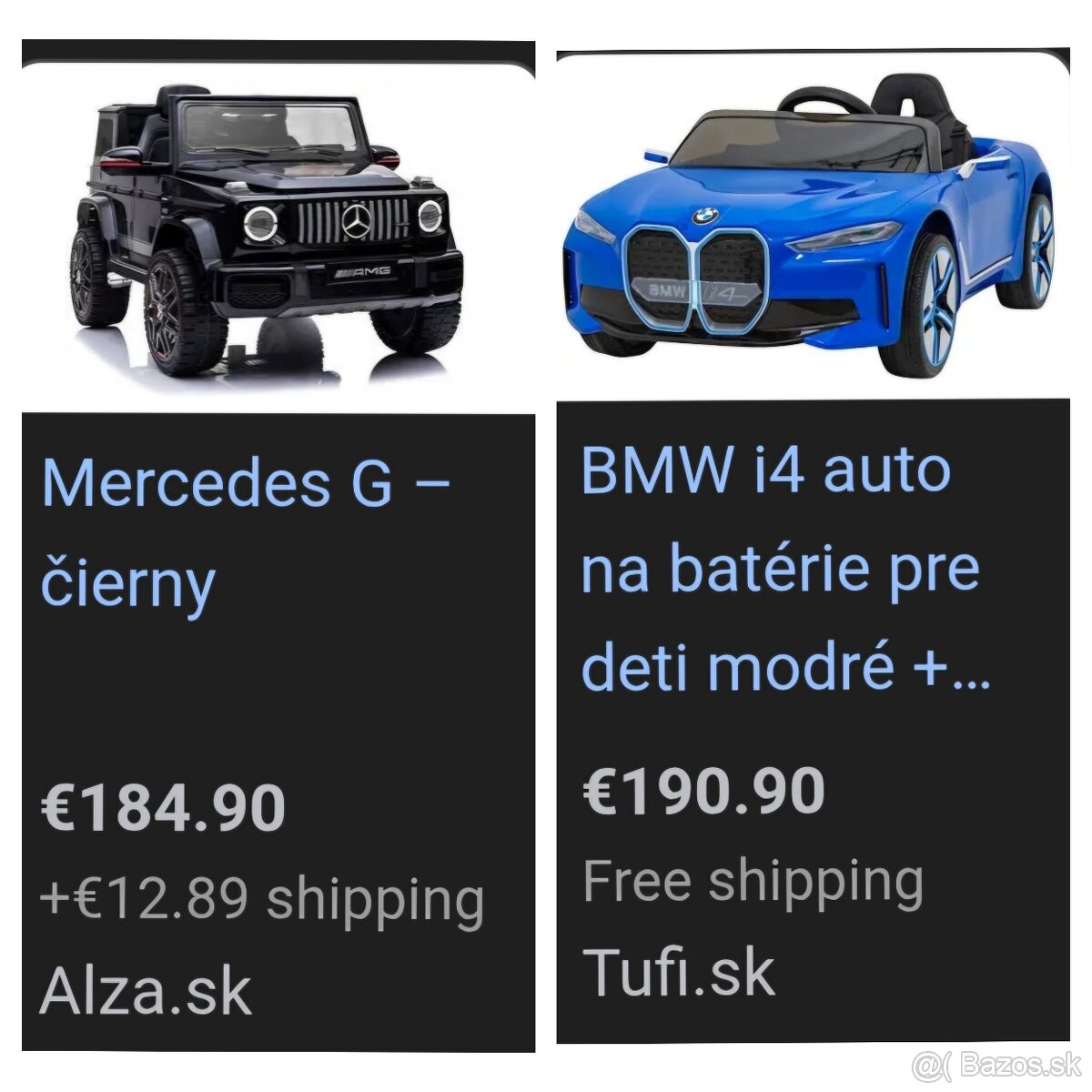 Predám elektricke auticka (Rovinka)