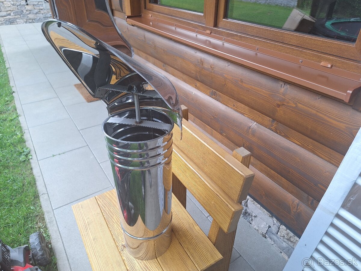 Kohút na komín 180mm nerezový novy