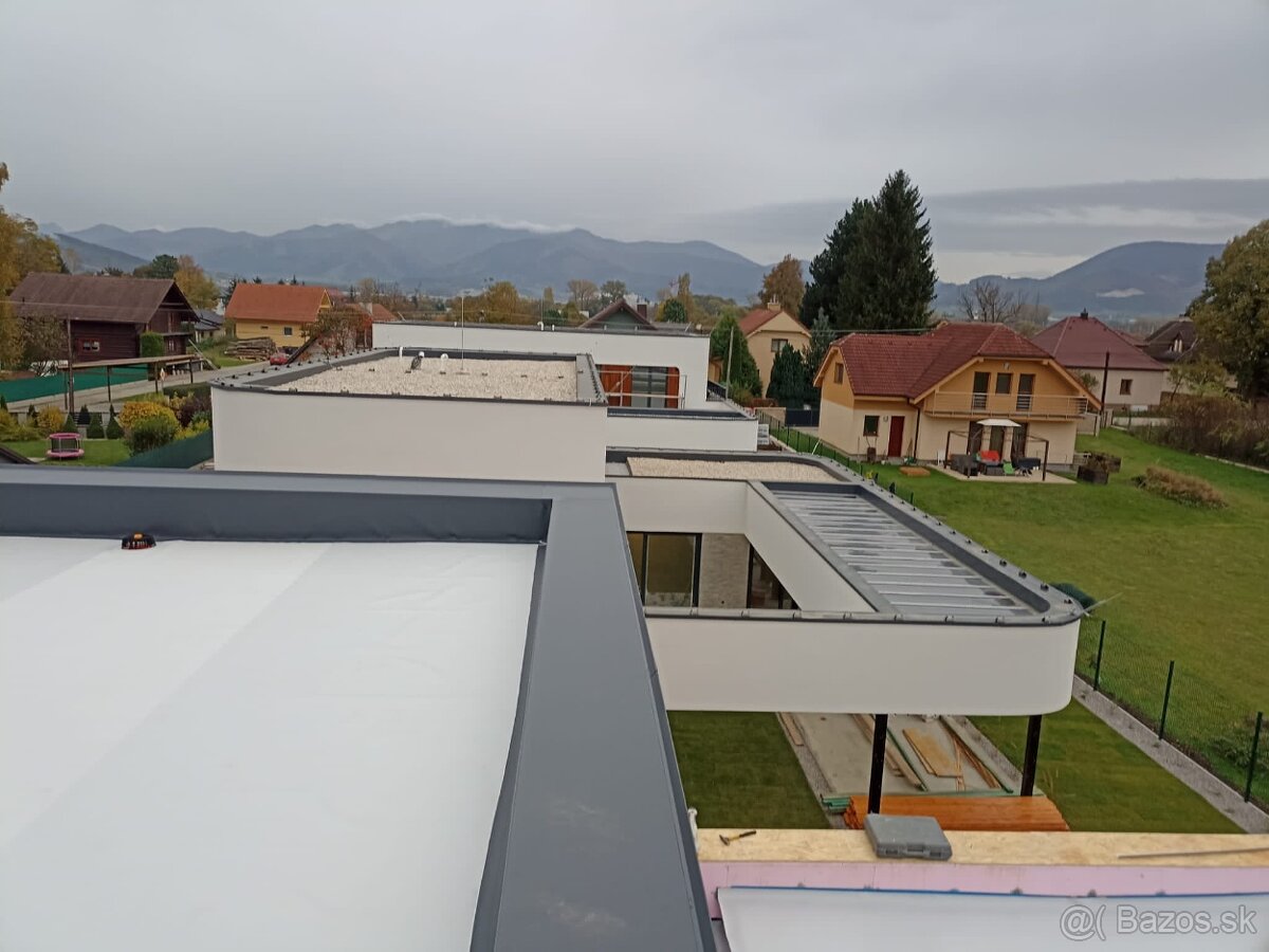 Fatrafol hydroizolácia pre ploché strechy, terasy a balkón