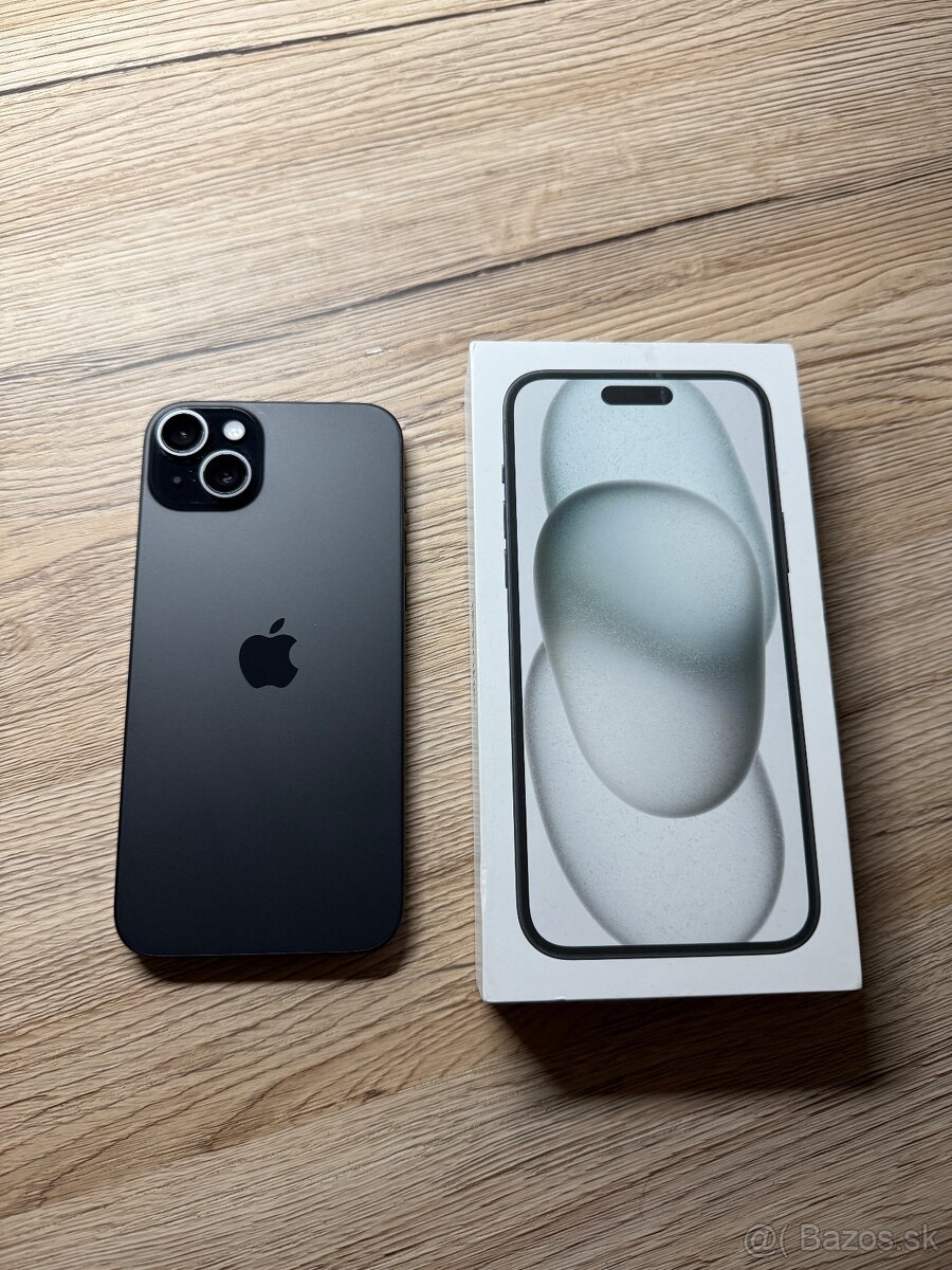 iPhone 15 plus 128gb čierny