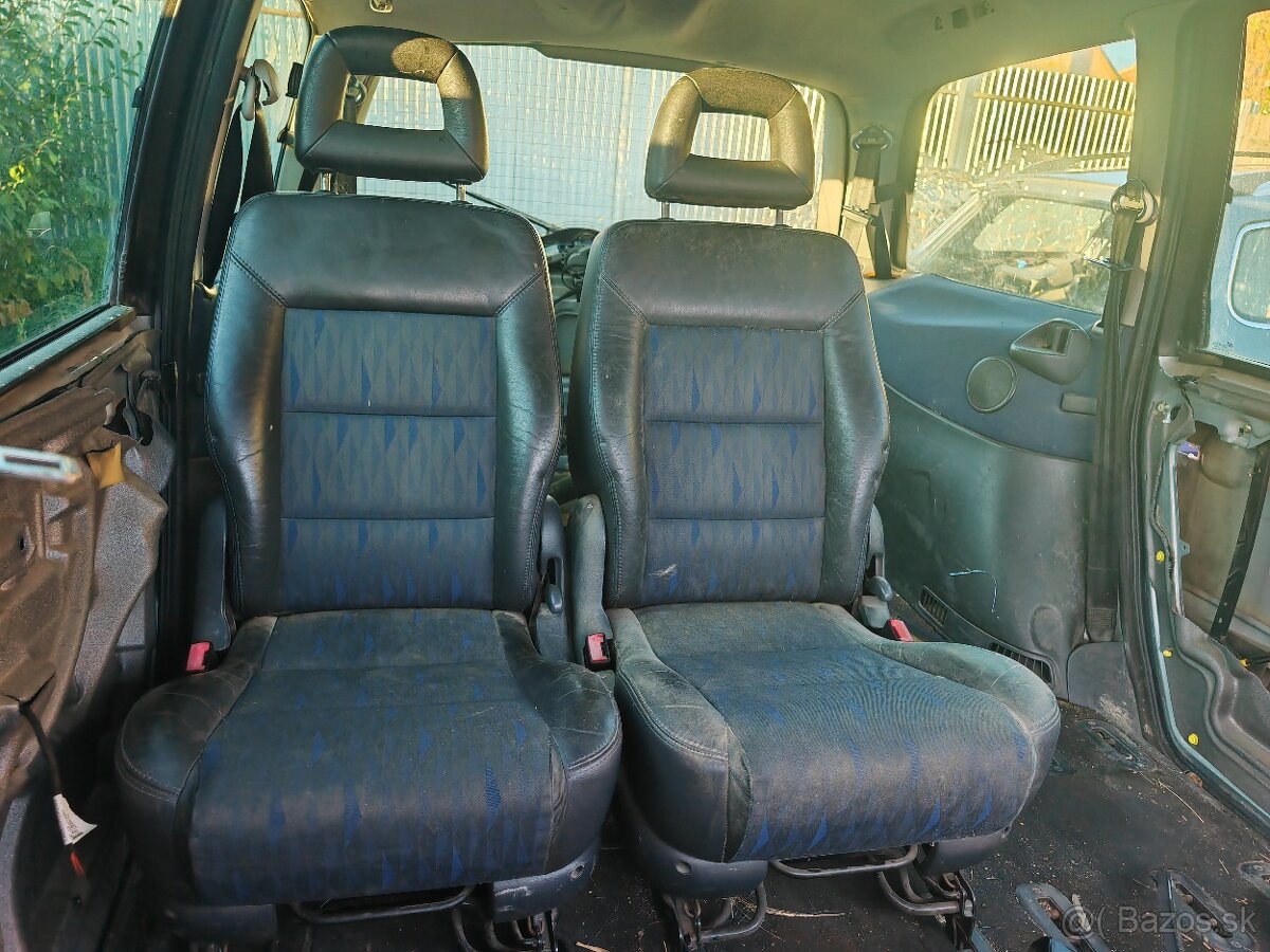 Zadné polokozene sedačky Sharan,Alhambra , Galaxy