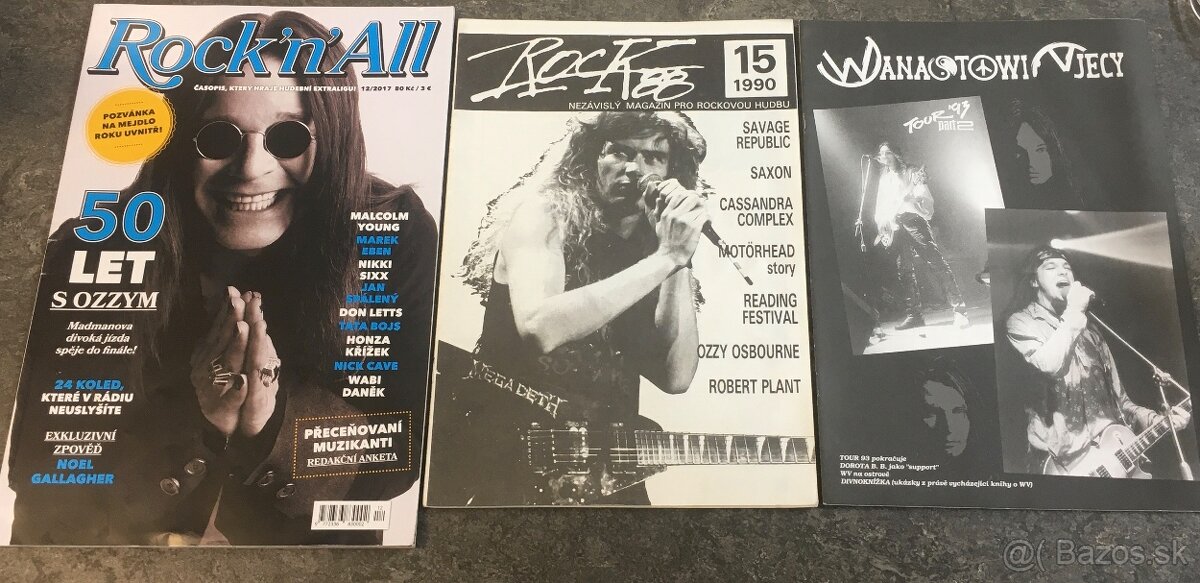 Časopisy rock - metal