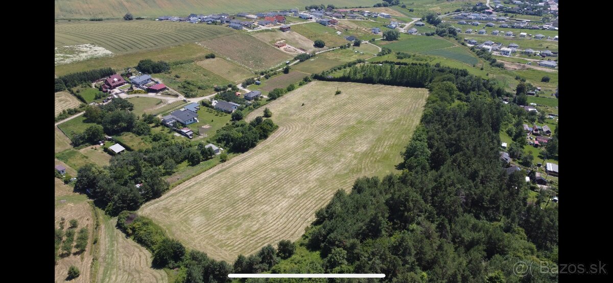 Pozemok 6214m² s panorámou, Župčany, 42€/m²