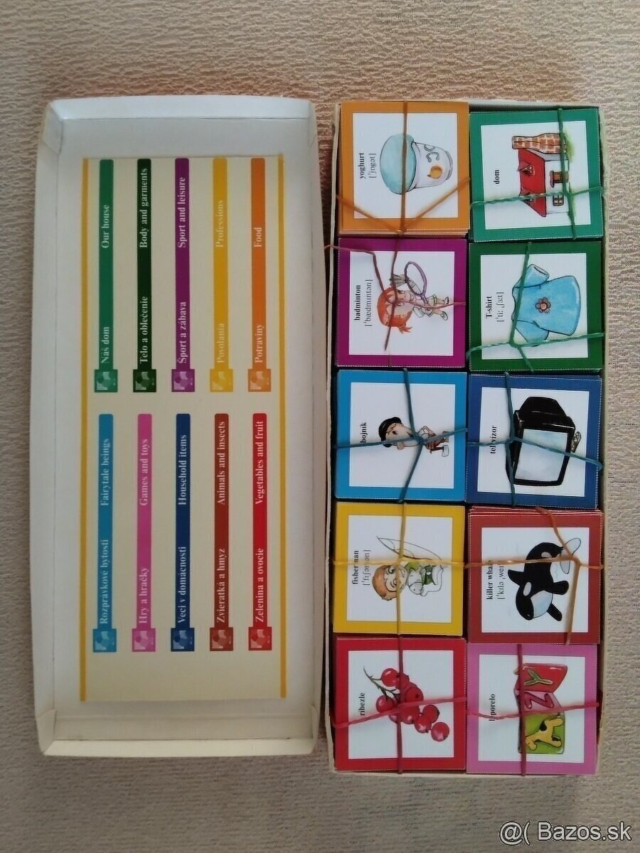 Slovensko - anglické pexeso