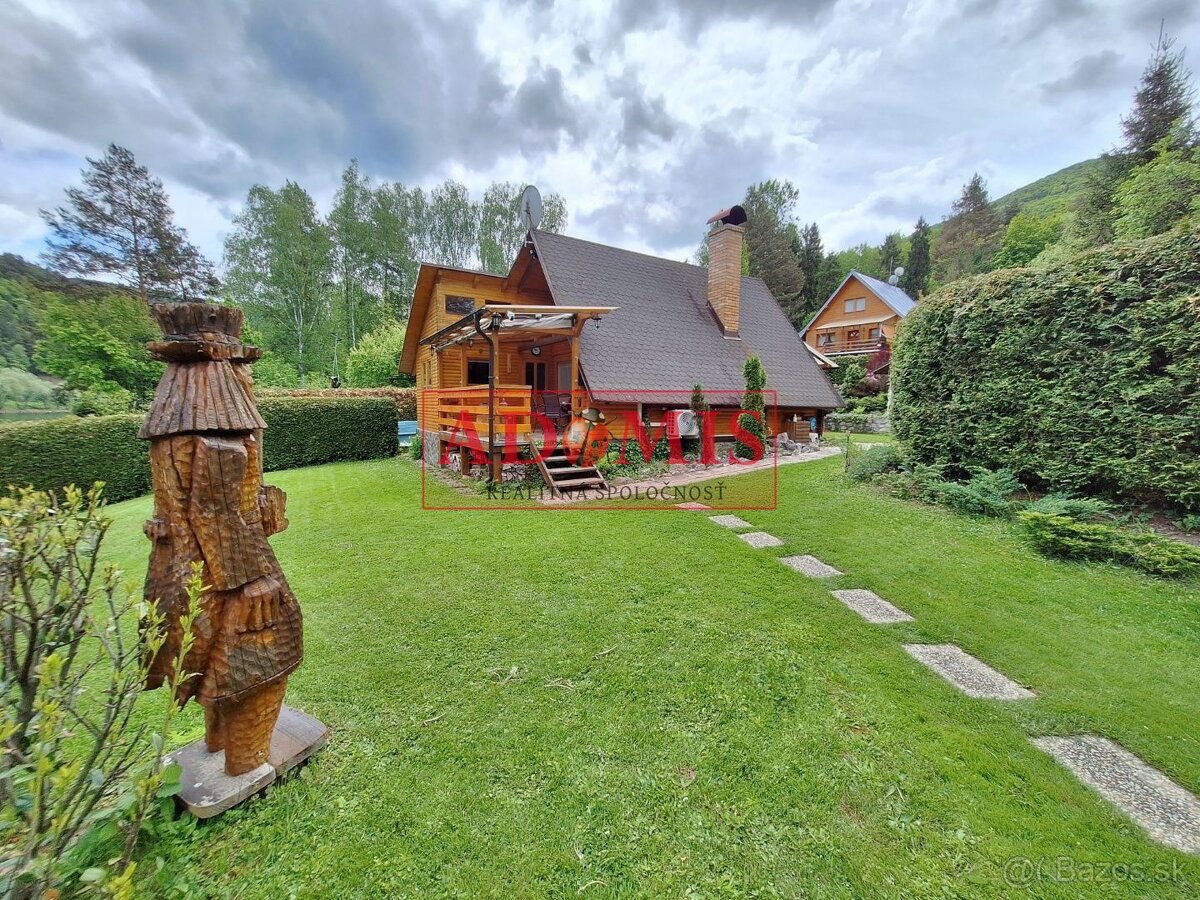 celoročná chata, vlastné mólo, klíma, Ružín, priamo pri vode