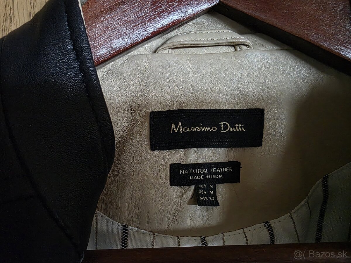 Kožena bunda modrá