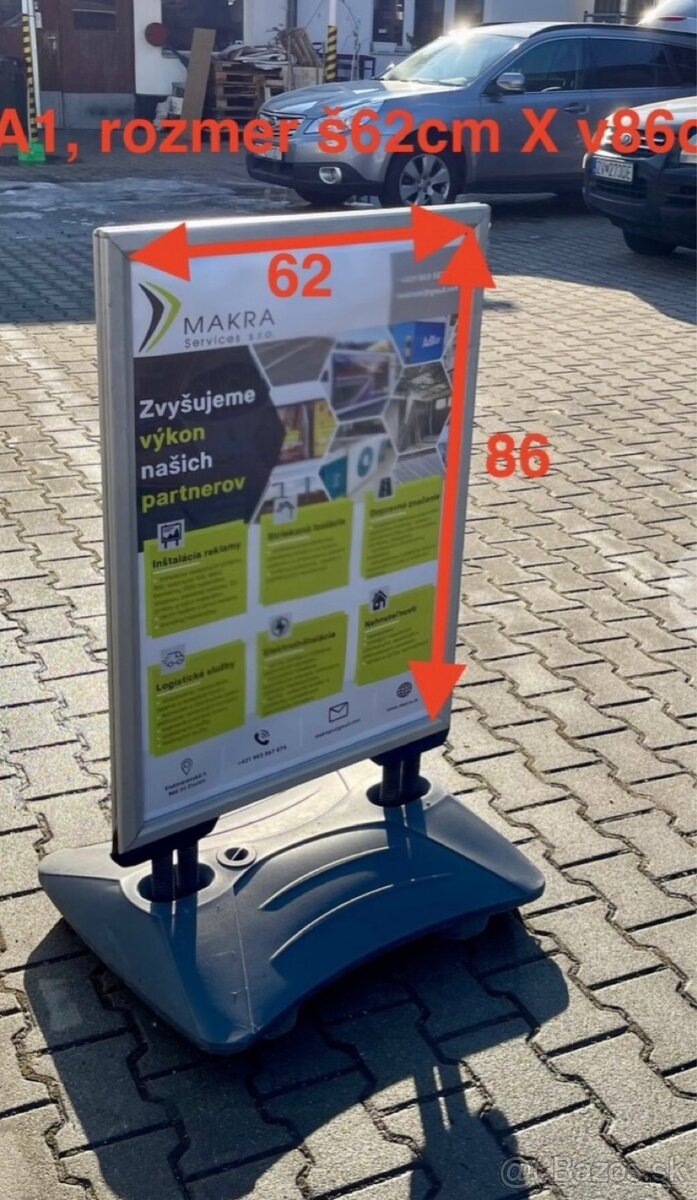 Reklamný stojan A1