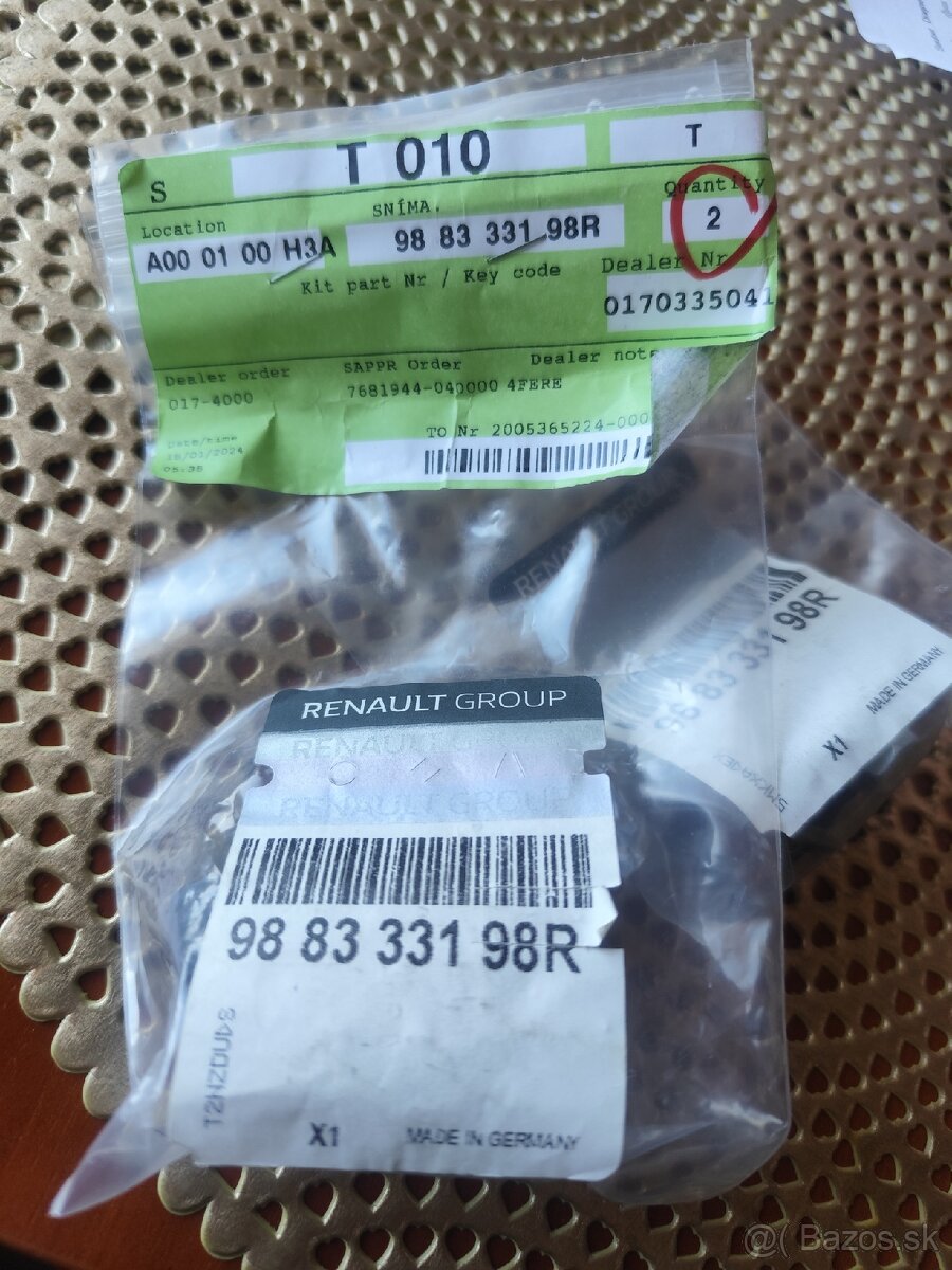 Snimac narazu