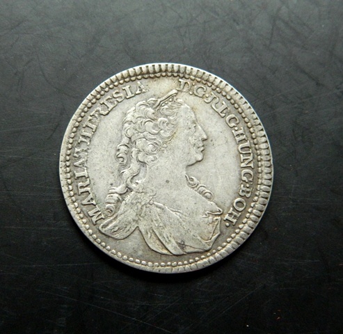Predám 1/4 toliar 1742 Hall Mária Terézia