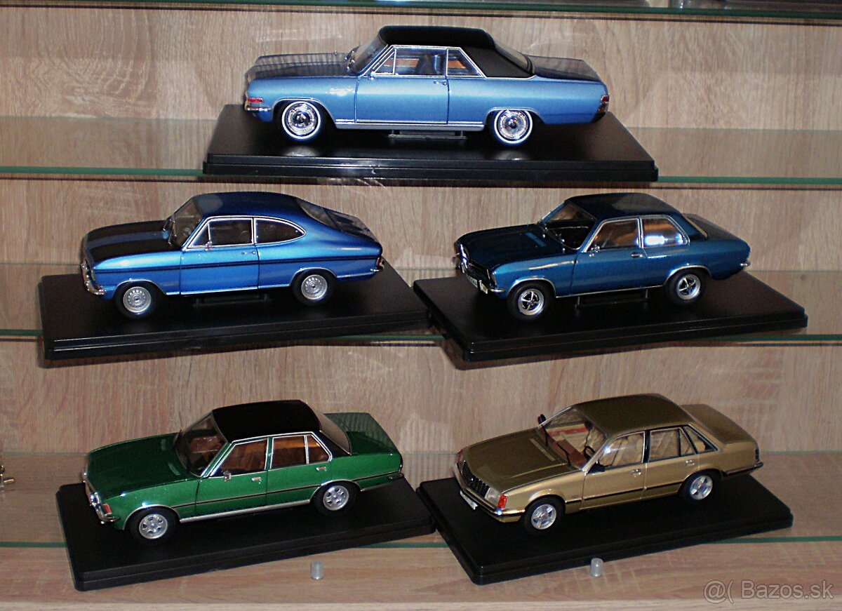 OPEL COMMODORE, SENATOR, DIPLOMAT, KADETT, ASCONA ...1:24..
