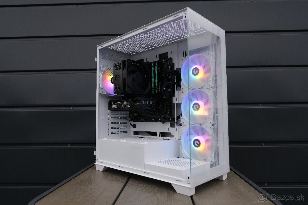 Herný PC, i7 10700F, RTX 4060, 32GB RAM, SSD, 24m