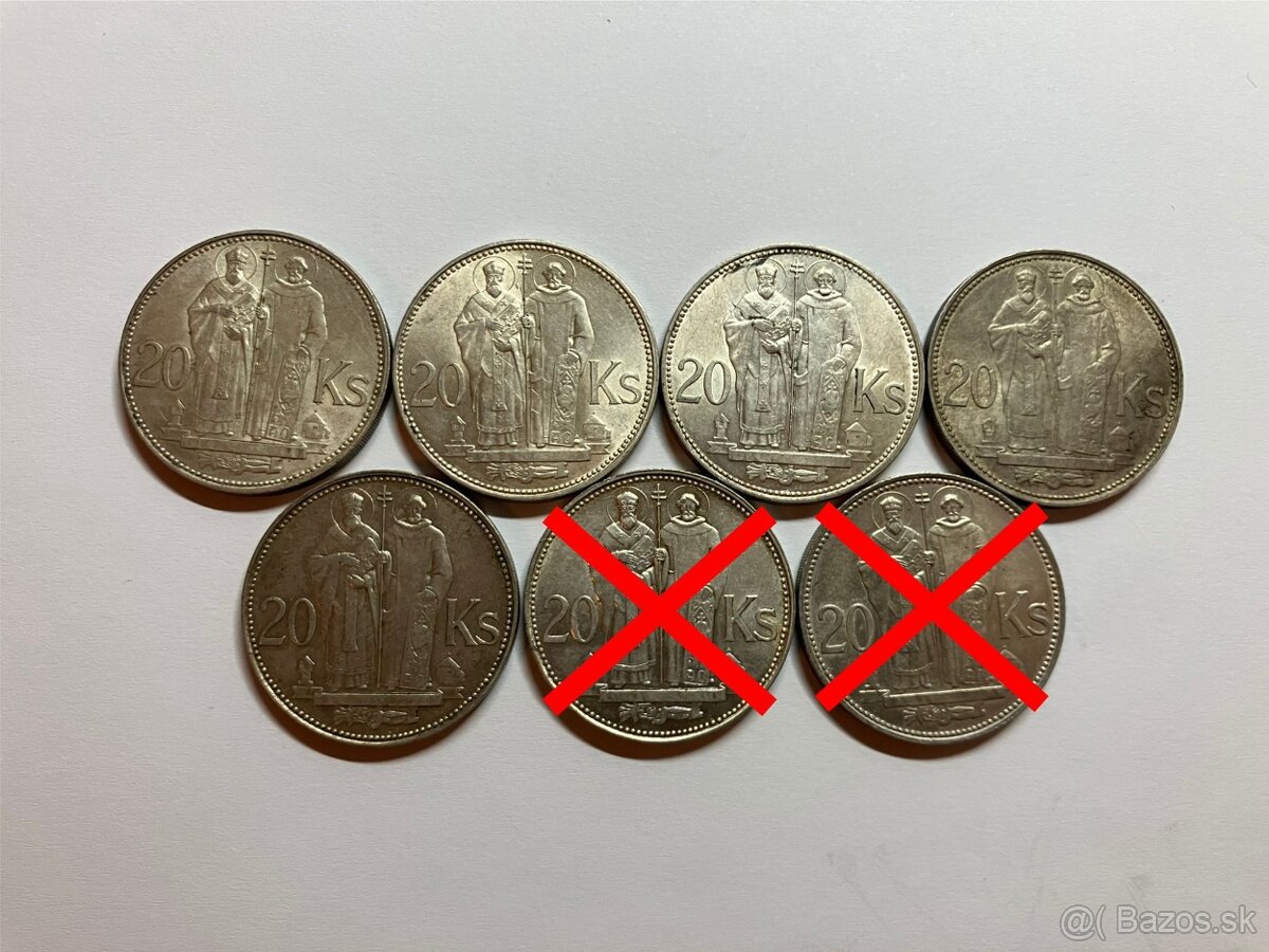 MAGNETICKÁ 20 koruna 1941 Slovenský Štát minca