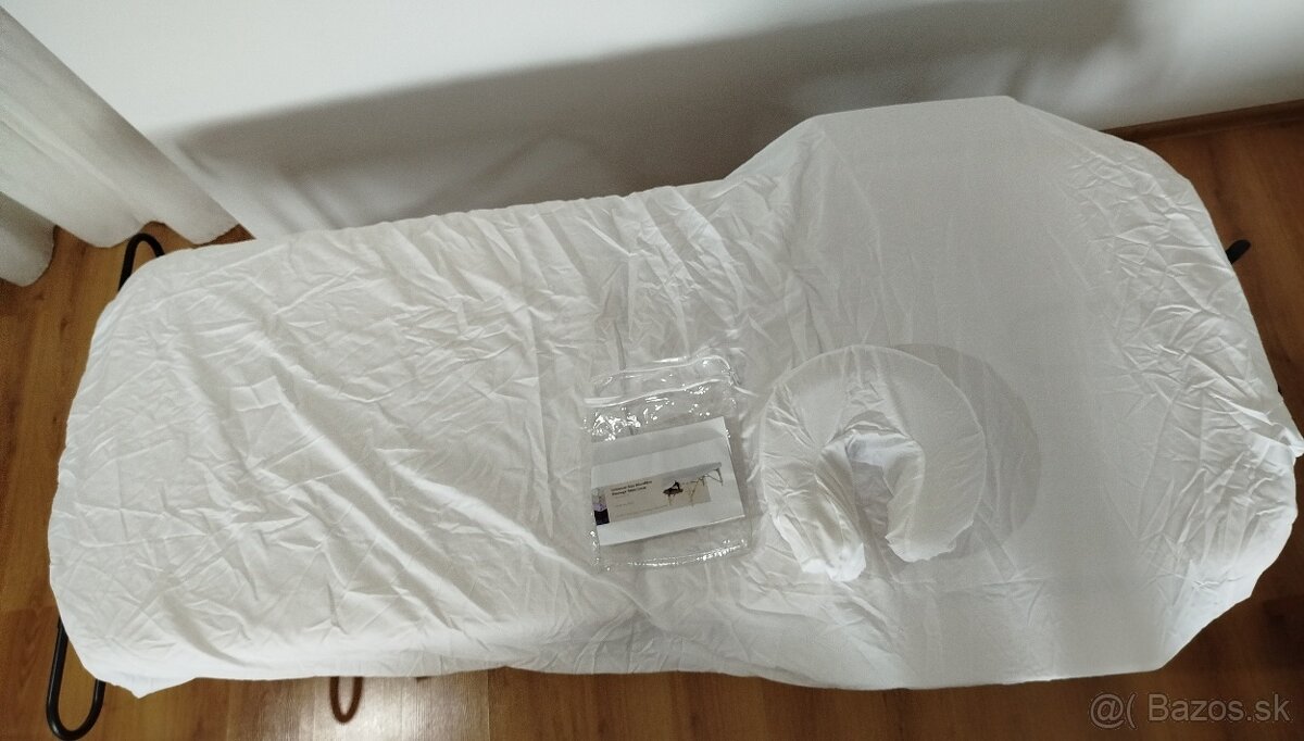 Set napínacia plachta na stôl a podhlavník z mikrovlákna