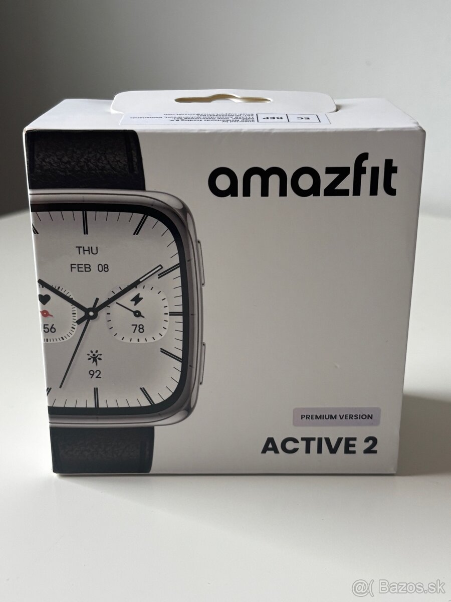 Xiaomi Amazfit Active 2 Premium Version, kožený remienok