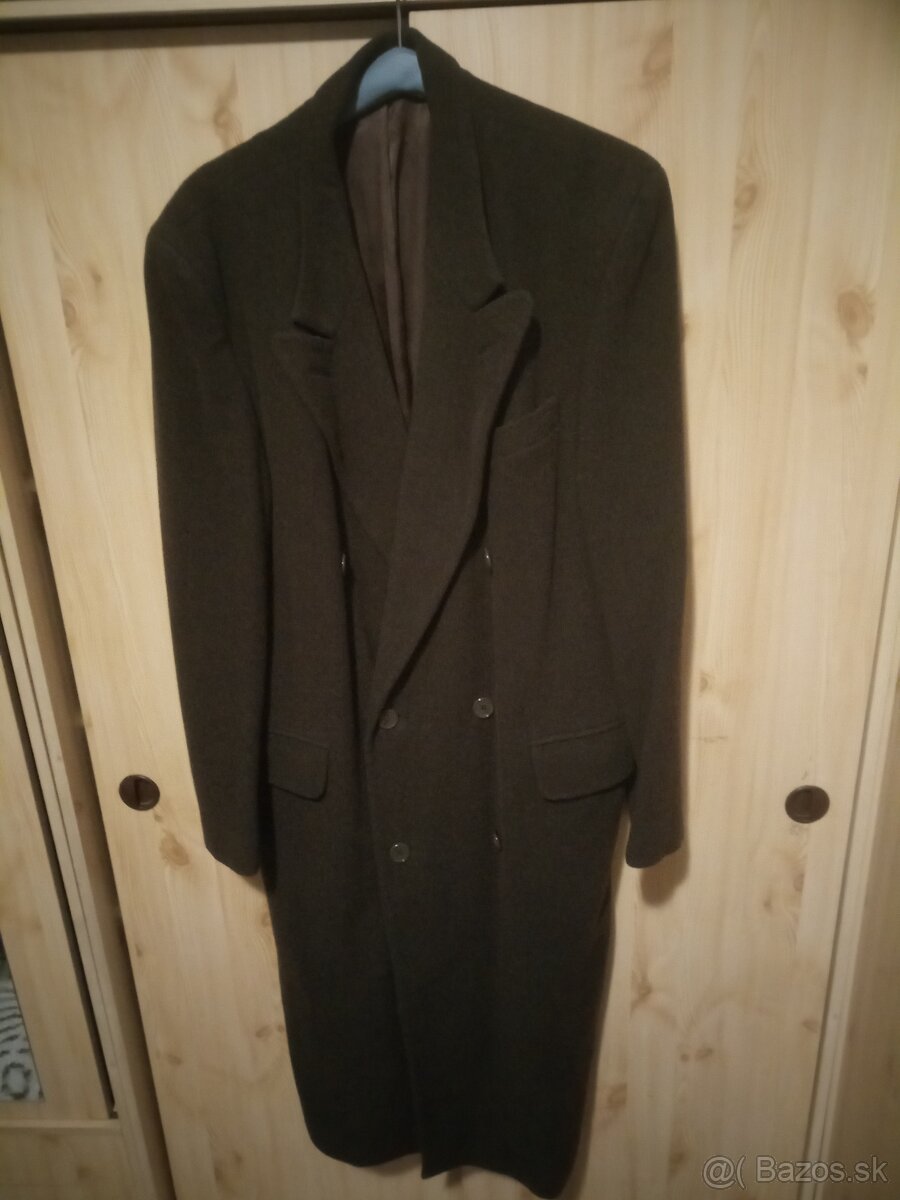 Predám dlhý hnedý kabát