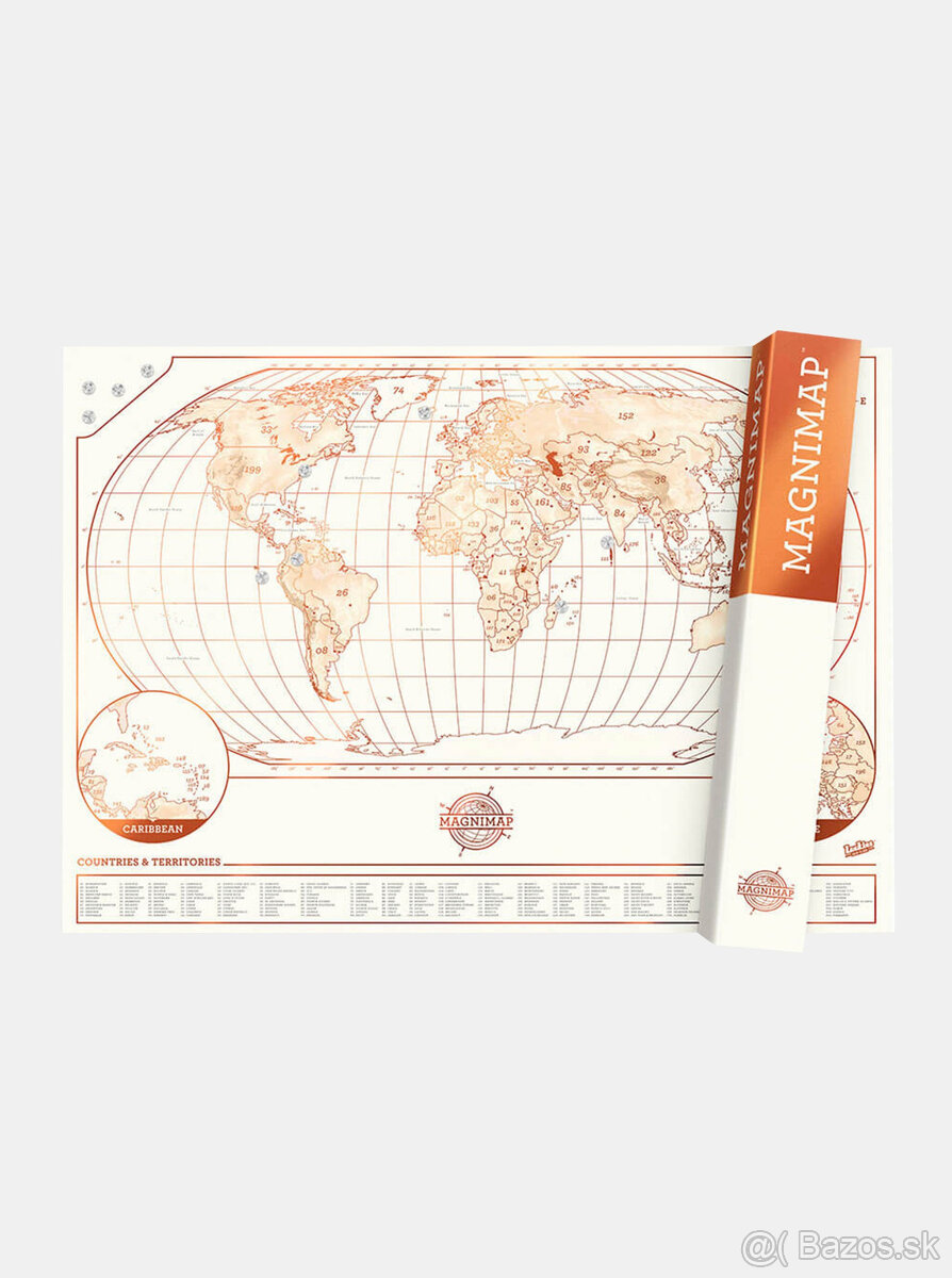 Predam magneticku mapu sveta MAGNIMAP